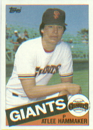 1985 Topps Baseball Cards      674     Atlee Hammaker